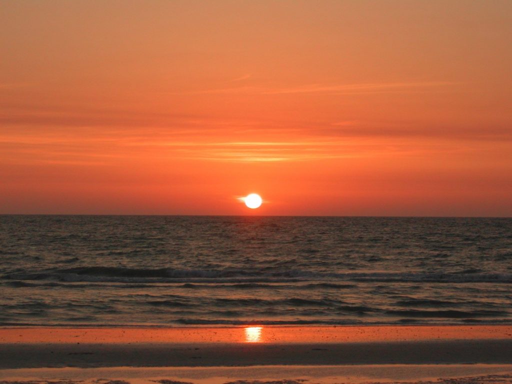 A sunset on Panama City Beach
