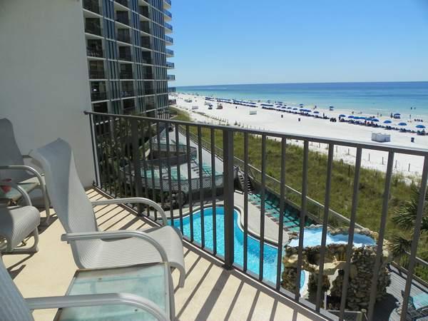 We offer luxury vacation rentals and beach condo rentals in Panama City Beach FL. Check out the view of the beach and Gulf from this vacation condo. Airbnb alternative.
