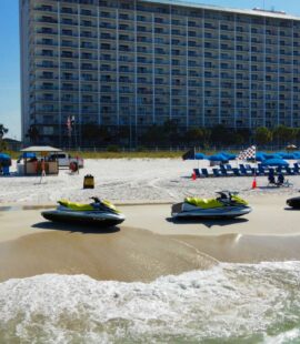 Beach activities and rentals near our PCB condo rentals
